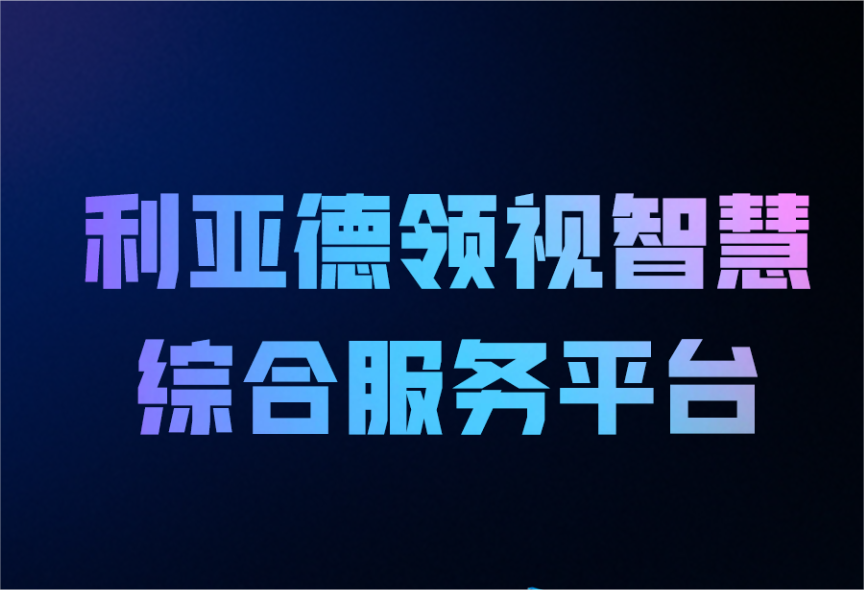 一图读懂凯发天生赢家一触即发首页领视智慧综合服务平台